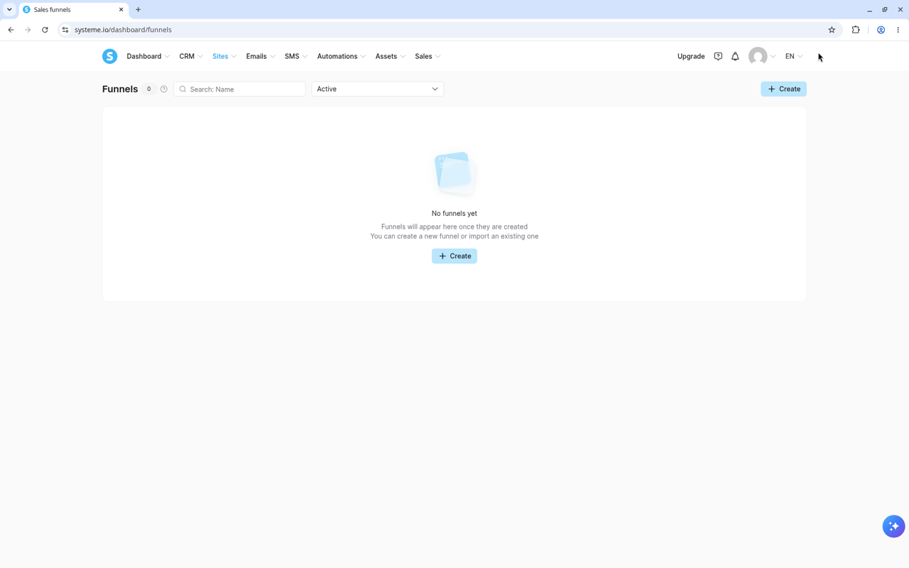 Funnels list empty after deactivation